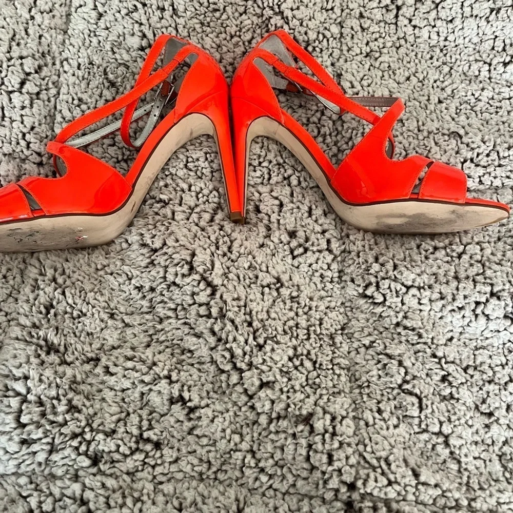 Ivanka Trump Orange heels women’s 9.5